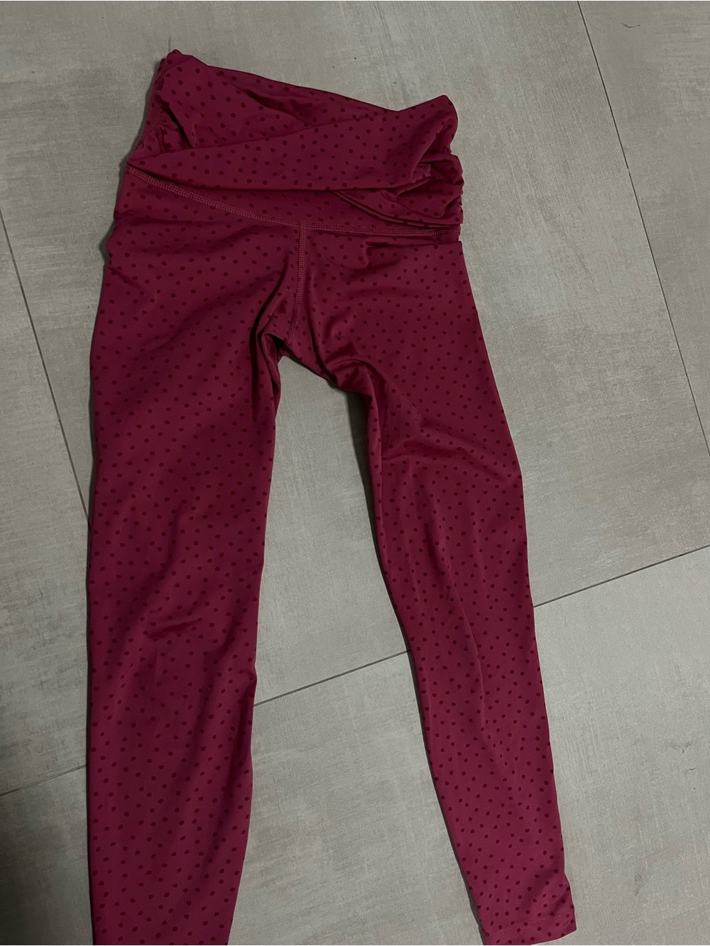 Nike pink Polka Dot Leggings